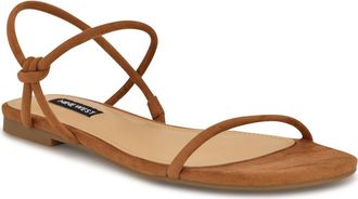 Nine West Maizy Ankle Strap Sandal in Medium Natural at Nordstrom, Size 10.5