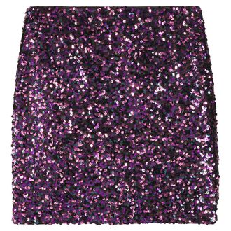 La Redoute Collections Rechte, korte rok met lovertjes