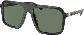 Michael Kors Stijlvolle zonnebril Murren - Heren - Zonnebrillen - Groen - 58 MM - Accessoires