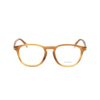 David Beckham Db 1021/F Rounded Rectangular Acetate Eyeglasses