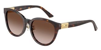 Jimmy Choo London JC5032D Asian Fit 50028G Womens Sunglasses Tortoiseshell Size 55