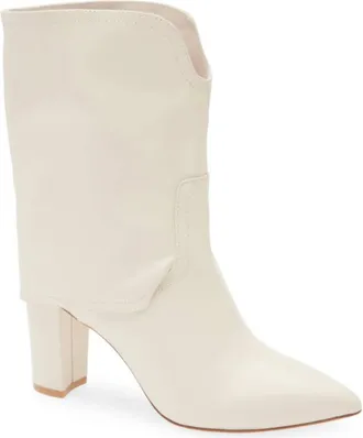 Koko + Palenki Womens Totally Heeled Boot In Bone Leather