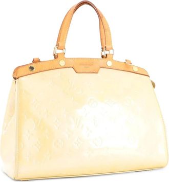Louis Vuitton Brea Handbag Monogram Vernis MM satchel - Giallo