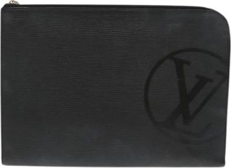 Louis Vuitton Pre-owned Clutches, female, Black, Size: ONE SIZE Pre-owned Pochette jour