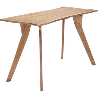 vidaXL Mesa De Comedor Madera Maciza De Acacia 120x58x76 Cm Vidaxl