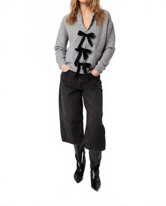 John & Jenn Micah Cardigan Top In Cloudy Sky