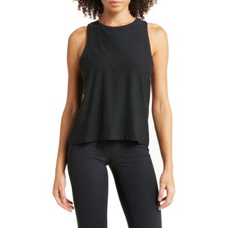 Beyond Yoga Featherweight Rebalance Tank in Darkest Night at Nordstrom, Size X-Small