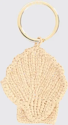 Maneb&igrave; Portachiavi Shell in rafia crochet a forma di conchiglia