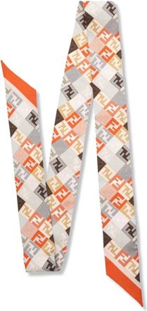 Fendi Zijden sjaal - Oranje