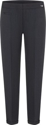 Cambio Kim Rechte Broek - Dames - Straight fit broeken - Blauw - XS - Wol - Broeken