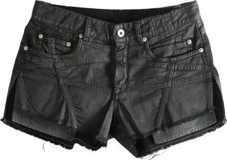 Rick Owens Lana Cut Offs - Dames - Denim shorts - Zwart - W27 - Denim - Korte Broeken