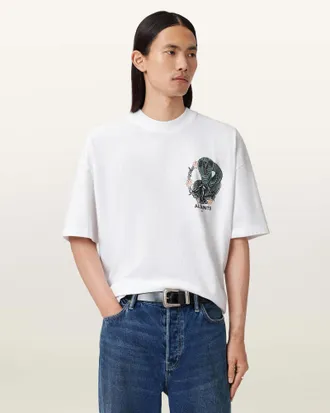 AllSaints Snakebite Short Sleeve Crew T-Shirt