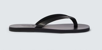 Ancient Greek Sandals Solon leather thong sandals