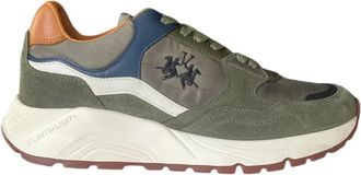 La Martina Lage Sneakers Grijs - Heren - Sneakers - Groen - 39 EU - Schoenen