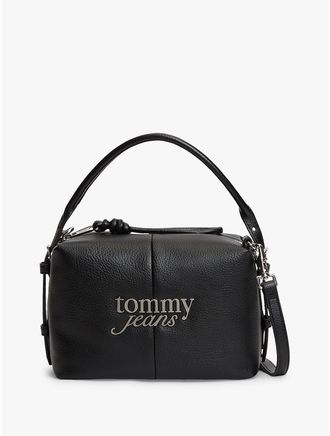 Tommy Hilfiger Womens Tommy Jeans Pebbled Crossbody Bag - Black