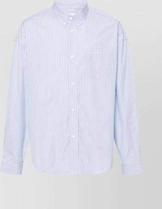 Givenchy striped oversized cotton shirt