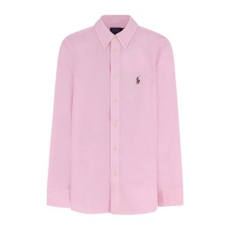 Polo Ralph Lauren Oxford Shirt - Heren - Casual Overhemden - Roze - L - Katoen - Overhemden