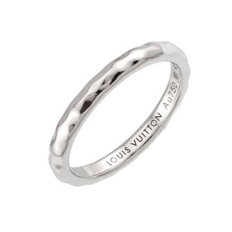 Louis Vuitton White Gold (18K) Band Ring (Pre-Owned)