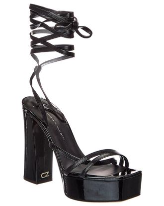 Giuseppe Zanotti Blasvegas 80 Leather Platform Sandal