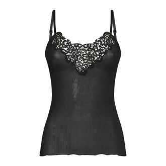 Saint Laurent Dames, Tops, Zwart, Maat: M