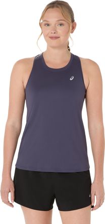 Asics Lauftop ASICS ASICS CORE TANK, Damen, Gr. XXL, indigo fog, Obermaterial: 100% Polyester, Rundhals, Tops Lauftop, f&uuml;r Sportmode, f&uuml;r Fr&uuml;hling und Herbs