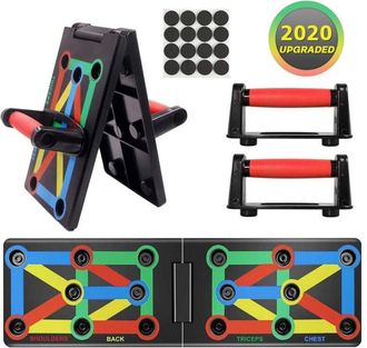 Trade Shop Trade Shop - Tavola Attrezzo Allenamento Esercizi Con Maniglie Per Flessioni Multifunzionale