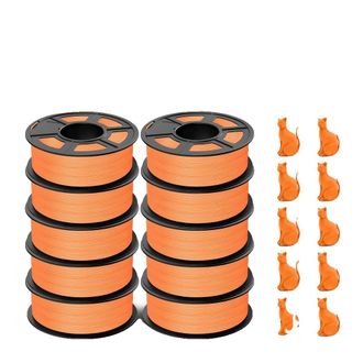 OEM Filamento 3d, Alta Resistencia, Impresi&oacute;n R&aacute;pida, Hsplayg S-naranja