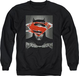 Gildan Batman V Superman Batman Poster Adult Crewneck Sweatshirt