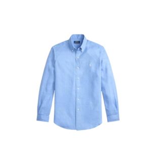 Ralph Lauren Camicia in lino - - Shirts - Uomo - Blu - L