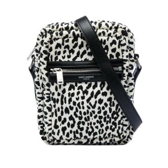 Saint Laurent Pre-owned Canvas Shoulder Bag - Dames - Pre-owned - Veelkleurig - Maat: ONE Size Leer