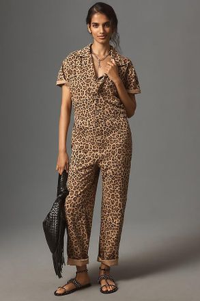 Pistola Denim Grover Short-Sleeve Jumpsuit