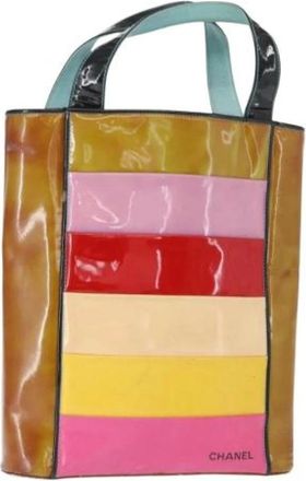 Chanel Pre-owned Tote Bags, female, Multicolor, Size: ONE SIZE Pre-owned Vintage Tote Bag