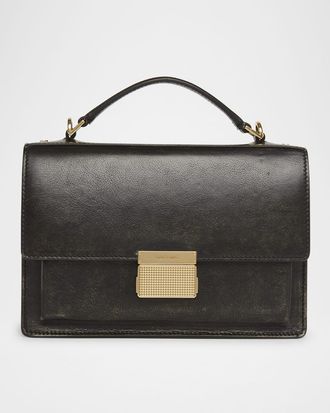 Golden Goose Venezia Distressed Leather Crossbody Bag