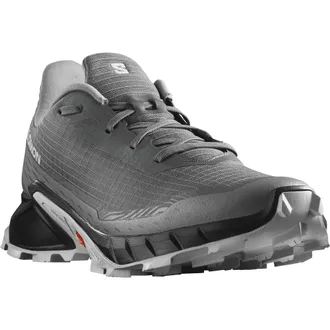 Salomon Laufschuh SALOMON ALPHACROSS 5, Herren, Gr. 44,5, grau (pewter), Textil, Schuhe Laufschuh