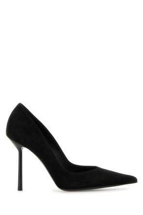 Le Silla Black Suede Pumps
