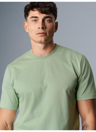 Trigema T-Shirt TRIGEMA TRIGEMA T-Shirt DELUXE Baumwolle, Herren, Gr. XXL, gr&uuml;n (gr&uuml;n tea), 100% Baumwolle, Basic, Shirts T-Shirt