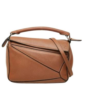 Loewe Pre-owned Handbag - unisex - Loewe Pre-owned - Vintage Handbags - Brown - ONE SIZE - Pre-owned