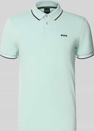 HUGO BOSS Slim Fit Poloshirt aus reiner Baumwolle Modell PAUL in Mint, Gr&ouml;&szlig;e XXXL