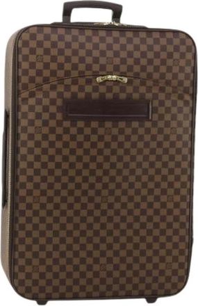 Louis Vuitton Pre-owned Weekend Suitcase - unisex - Vintage Weekendtas - Bruin - ONE Size - Vintage