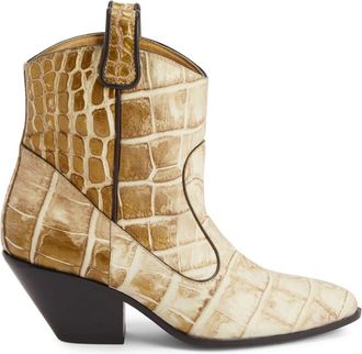 Giuseppe Zanotti 55mm Elna boots - women - Leather/Leather - 40 - Neutrals