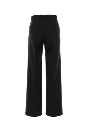 Jil Sander Virgin Wool Mohair Blend Trousers - Black