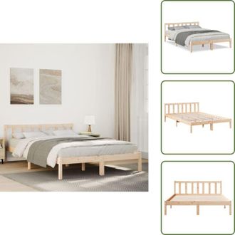 vidaXL Letto in pino - vidaXL Letto Extra Lungo senza Materasso 140x210 cm in Legno di Pino