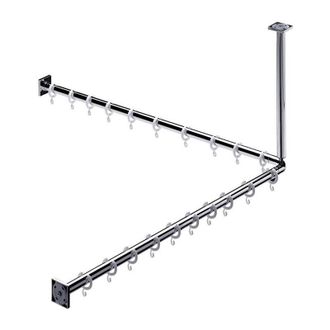 Emco Juego De Cortina De Ducha Emco System 2 1000 Mm Cromo