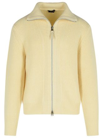Tom Ford Elfenbeinfarbener Pullover aus Wollmischung