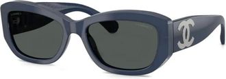 Chanel Sunglasses, female, Blue, Size: 55 MM 1816S4 Sunglasses