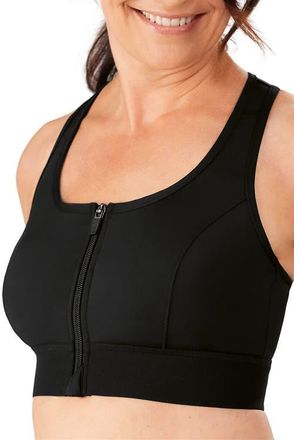 Amoena Gloria Wire-Free Bra in Black at Nordstrom, Size X-Large
