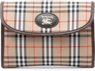 Burberry Pre-owned Burberry Haymarket Check Canvas Clutch Ladies XZF0L7XL1JV2DU4D