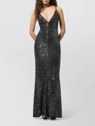 Missoni embellished v-neck sleeveless maxi dress