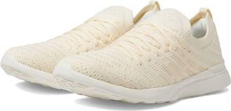 Athletic Propulsion Labs Womens Techloom Wave Shoes In Ivory/vanilla/melange