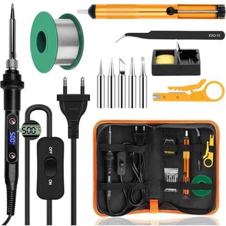 OEM Fer &Agrave; Souder - 80 W - 180 A 520 &deg;c - Para Electr&oacute;nica Y Placas De Circuito - Kit Con 5 Punta